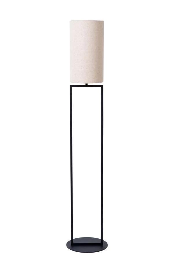 Lucide HERMAN - Lámpara de suelo - Ø 26 cm - 1xE27 - Beige - apagado